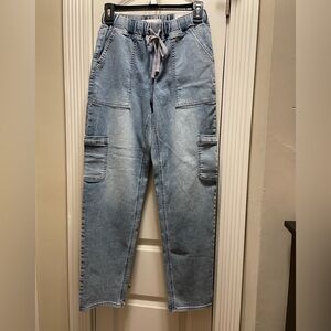 NWT HIGH RISE  DENIM JOGGER